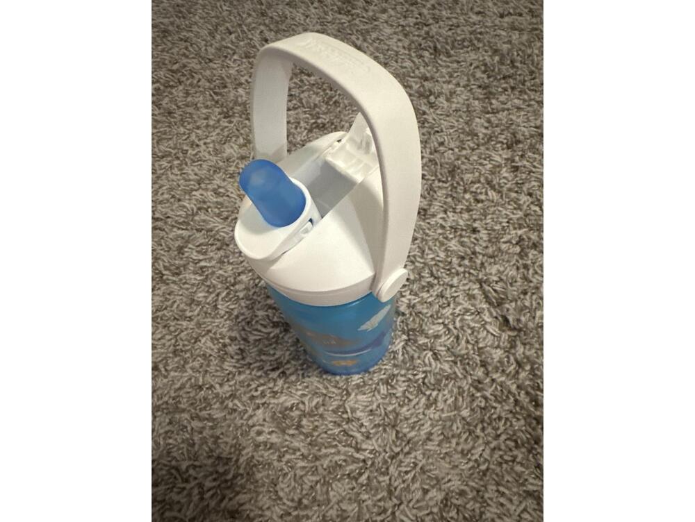 CamelBak Blue Kids Water Bottle with Straw